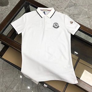 MONCLER SHORT COLLAR T SHIRT - 몽클레어 반팔 카라 티셔츠