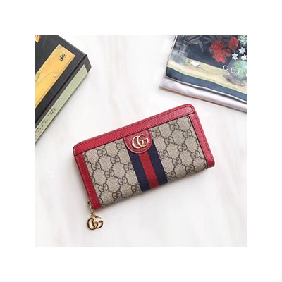 [2018 NEW ARRIVAL] GUCCI OPHIDIA GG WALLET - 구찌 오피디아 GG 지퍼장지갑