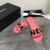 CHANEL LOGO SLIPPER - 샤넬 로고 슬리퍼