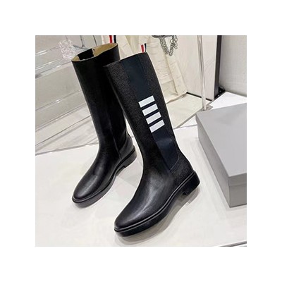 THOM BROWNE HIGH CHELSEA BOOTS - 톰브라운 사선 하이 첼시부츠