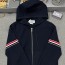 THOM BROWN KNIT HOOD JACKET - 톰브라운 니트 후드 자켓