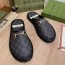 [NEW ARRIVAL] GUCCI GG CANVAS MULE SLIPPER - 구찌 GG 캔버스 뮬 슬리퍼