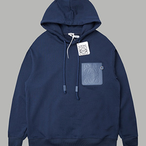 LOEWE ANAGRAM HOOD SHIRT - 로에베 아나그램 후드 티셔츠