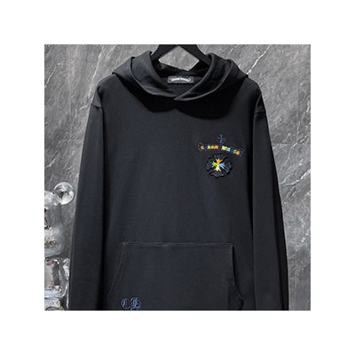 CHROMEHEARTS LOGO HOOD SHIRT - 크롬하츠 로고 후드 티셔츠