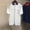 GUCCI LOGO COLLAR T SHIRT - 구찌 GG 로고 카라 반팔 티셔츠