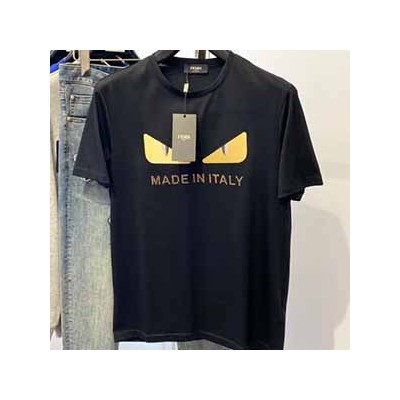 FENDI LOGO PRINTING T SHIRT - 펜디 로고 프린팅 반팔 티셔츠