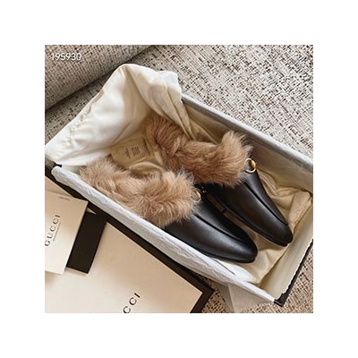 GUCCI PRINCETOWN FUR BLOAFER - 구찌 프린스타운 퍼 블로퍼