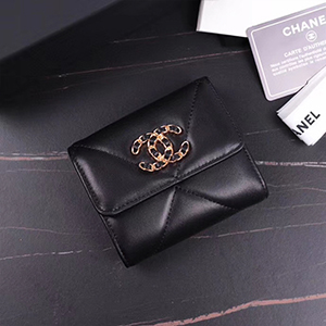 CHANEL CHAIN LOGO WALLET - 샤넬 체인 로고 반지갑