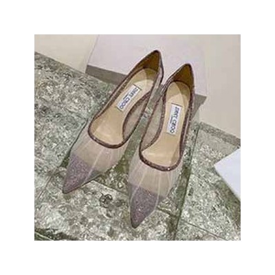 JIMMYCHOO FABRIC PUMPS - 지미추 패브릭 펌프스