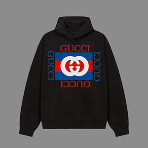 GUCCI LOGO HOOD T SHIRT - 구찌 로고 후드 티셔츠