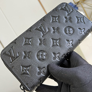 LOUIS VUITTON ZIPPY MONOGRAM ECLIPSE WALLET - 루이비통 지피 모노그램 이클립스 지갑