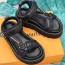 LOUIS VUITTON POOL PILOW COMFORT VELCRO SANDAL - 루이비통 풀 필로우 콤포트 벨트로 스트랩 샌들