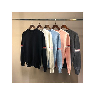 THOM BROWNE MILANO RWB STRIPE KNIT - 톰브라운 밀라노 RWB 스트라이프 니트