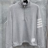 THOM BROWN DOUBLE FACE KNIT - 톰브라운 더블 페이스 코튼 니트