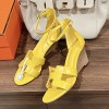 HERMES LEGEND WEDGE SANDAL - 에르메스 레전드 웨지 샌들