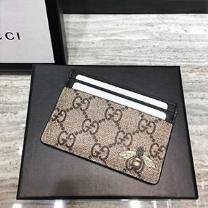 [GOOD ITEM] GUCCI GG SUPREME CARD WALLET - 구찌 GG 수프림 카드 지갑