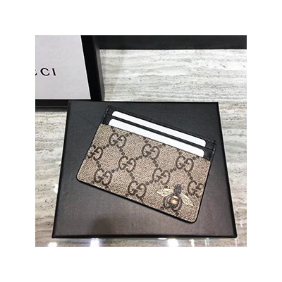 [GOOD ITEM] GUCCI GG SUPREME CARD WALLET - 구찌 GG 수프림 카드 지갑