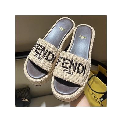 FENDI SUNSHINE SLIDES PLATFROM SANDAL - 펜디 션사인 슬라이드 플랫폼 샌들