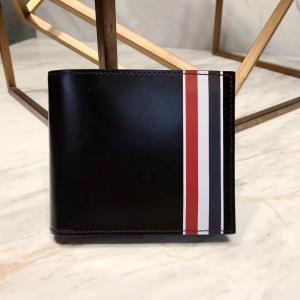 THOM BROWNE WALLET - 톰브라운 블랙 남성용 반지갑