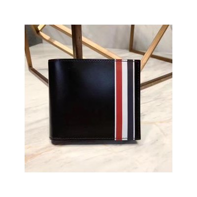 THOM BROWNE WALLET - 톰브라운 블랙 남성용 반지갑