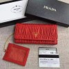 PRADA WALLET 1MH132 RED - 프라다 여성용 장지갑 1MH132