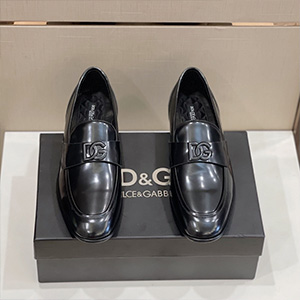 DOLCE & GABBANA LOGO LOAFER - 돌체앤가바나 로고 로퍼