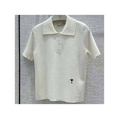 CHRISTIAN DIOR POLO LADY COLLAR T SHIRT - 크리스찬 디올 폴로 레이디 반팔 티셔츠