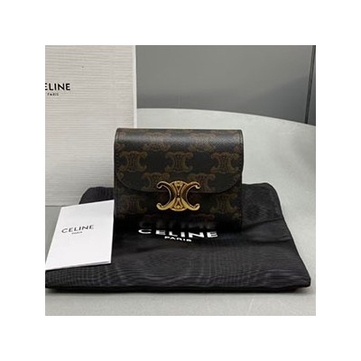 CELINE TRIOMPHE CANVAS WALLET - 셀린느 트리오페 캔버스 반지갑