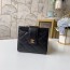 CHANEL LAMBSKIN WALLET - 샤넬 램스킨 금장 반지갑