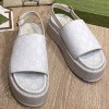 GUCCI SUPREME PLATFORM SANDAL - 구찌 수프림 플랫폼 샌들