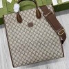  GUCCI INTERLOCKING GG MEDIUM TOTE BAG - 구찌 GG 수프림 인터로킹 미디엄 토트백