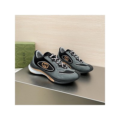 GUCCI GG LOGO RUN SNEAKERS - 구찌 GG로고 런 스니커즈