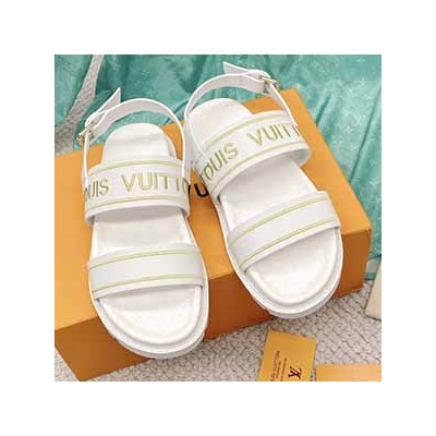 LOUIS VUITTON BIG LOGO MONOGRAM VELCRO SANDAL - 루이비통 빅로고 모노그램 벨크로 샌들