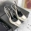 YVESSAINT LAURENT MAXINE SLINGBACK PUMPS - 입생로랑 맥신 슬링백 펌프스