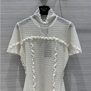 FENDI SEE THROUGH SILK TOP - 펜디 시스루 실크 탑