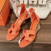 HERMES LEGEND WEDGE SANDAL - 에르메스 레전드 웨지 샌들