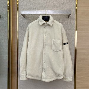 BALENCIAGA FLEECE BLOUSON JACKET - 발렌시아가 플리스 블루종 자켓