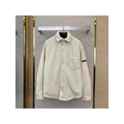 BALENCIAGA FLEECE BLOUSON JACKET - 발렌시아가 플리스 블루종 자켓