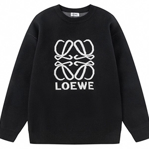 LOEWE ANAGRAM BIG LOGO KNIT SHIRT - 로에베 아나그램 빅로고 니트 티셔츠