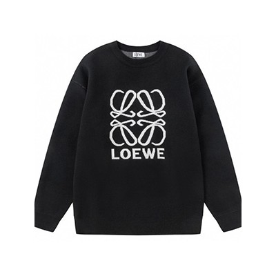 LOEWE ANAGRAM BIG LOGO KNIT SHIRT - 로에베 아나그램 빅로고 니트 티셔츠