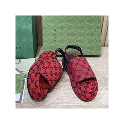 GUCCI SUPREME PLATFORM SANDAL - 구찌 수프림 플랫폼 샌들