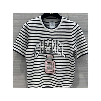 CHANEL 23B T-SHIRT - 샤넬 23B 여성용 반팔티셔츠