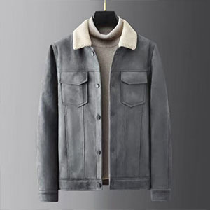 BOTTEGA VENETA SUEDE WOOL JACKET - 보테가베네타 스웨이드 양모 자켓