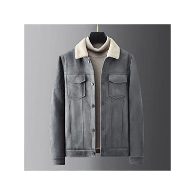 BOTTEGA VENETA SUEDE WOOL JACKET - 보테가베네타 스웨이드 양모 자켓