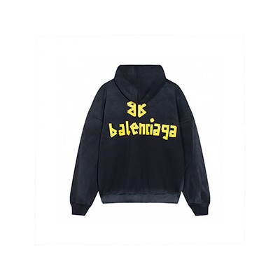 BALENCIAGA TAPE TYPE HOOD SHIRT - 발렌시아가 테이프 타입 후드 긴팔티셔츠