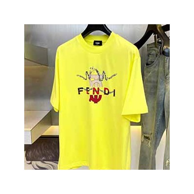 FENDI 2022SS LOGO PRINT T-SHIRT - 펜디 2022SS 로고 프린트 티셔츠