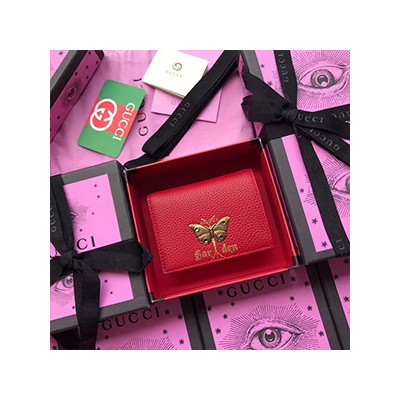 [2018 NEW ARRIVAL] GUCCI BUTTERFLY WALLET - 구찌 나비 반지갑