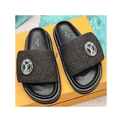 LOUIS VUITTON POOL PILOW FLAT COMFORT MULES - 루이비통 풀 필로우 플랫 콤포트 뮬