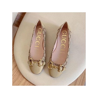 GUCCI HORSEBIT ROUND FLAT SHOES - 구찌 홀스빗 라운드 플랫슈즈