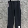 THOM BROWN LOGO PATCH RIPSTOP TRACK PANTS - 톰브라운 로고 패치 립스톱 트랙팬츠